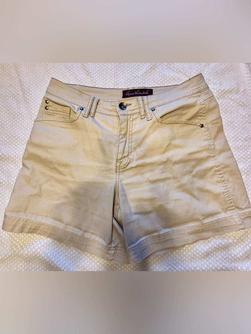2 for 15 Gloria Vanderbilt Beige Women's Jean Shorts